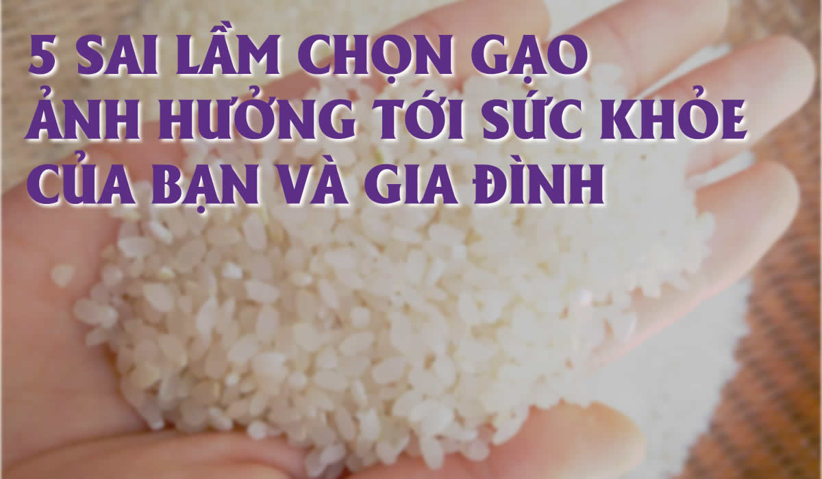 chọn gạo sai sẽ ảnh hưởng tới sức khỏe